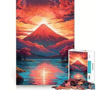 Impresionante Rompecabezas de montaña para Adolescentes, 1000 Piezas, Juguete de lógica Fina, pasatiempo Tranquilo, Pieza de colección de Arte de Bordes limpios 38x26cm