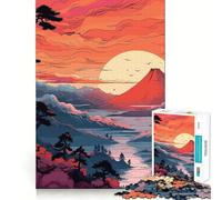 Impresionante Rompecabezas de montaña para Adolescentes, 1000 Piezas, Juguete de lógica Mental, antiestrés, Corte Firme, Regalo de Papá Noel 50x75cm