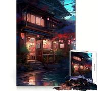 Impresionante Rompecabezas japonés de 1000 Piezas para Adolescentes Estimula el Pensamiento crítico Tiempo Bien invertido Ajuste Firme Navidad (38x52cm)