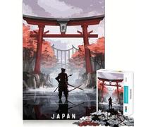 Impresionante Rompecabezas japonés de la Puerta Torii para Adultos,1000 Piezas,Juego de ingenio,Troquelado de Alta precisión,desafío entretenido para el Tiempo Libre (50x75cm)