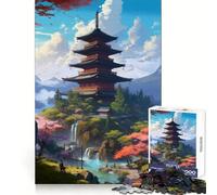 Impresionante Rompecabezas japonés para Adultos,1000 Piezas Pensamiento Claro,relajación Informal,Bordes precisos,Regalo Original (50x75cm)
