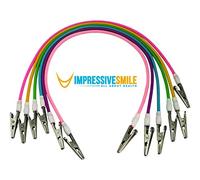 Impresionante sonrisa 5 pcs Set Dental Colorful sterilizable babero de silicona soporte Clips - colores pueden variar