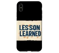 Impresionante traje de lección aprendida Carcasa para iPhone XS Max