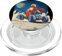 Impresionante vehículo Lunar con Disfraz de Jesucristo PopSockets PopGrip para MagSafe