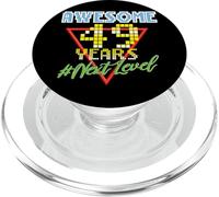 Impresionantes 49 años, 49 años de juegos retro, diseño de nivel superior PopSockets PopGrip para MagSafe