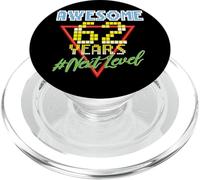 Impresionantes 62 años, 62 años de juegos retro, diseño de nivel superior PopSockets PopGrip para MagSafe