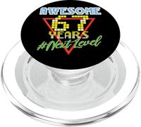 Impresionantes 67 años, 67 años de juegos retro, diseño de nivel superior PopSockets PopGrip para MagSafe