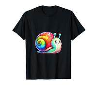 Impresionantes gafas de sol de arco iris lindo caracol Camiseta