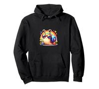 Impresionantes gafas de sol de arco iris lindo caracol Sudadera con Capucha