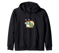 Impresionantes gafas de sol de arco iris lindo caracol Sudadera con Capucha