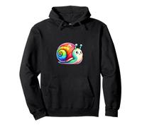 Impresionantes gafas de sol de arco iris lindo caracol Sudadera con Capucha