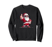 Impresionantes Gafas de Sol de Papá Noel con señal Pulgar hacia Arriba Sudadera