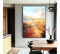 Impresiones de arte de pared Póster de lienzo de Gold Coast Decoración del hogar El trabajo moderno es perfecto para colgar en la pared Imágenes 75x113cm / (30x44 pulgadas) con marco