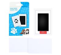 Impresiones de las patas sin tinta Kit de impresión limpio almohadilla de impresión de perro Creador de memoria para impresión de tinta de impresión a mano del bebé kit de recuerdo perro almohadilla D
