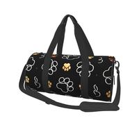 Impresiones de Patas de Perro Sories Impresas, Bolsa de Viaje de Gran Capacidad, Bolso Redondo, Bolsa de Viaje Deportiva, Bolsa de Mano, Bolsa de Fitness