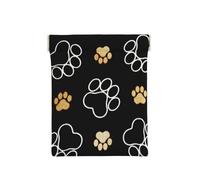 Impresiones de Patas de Perro Sories Impresas, Squeeze Top Wallet Bolsa de Almacenamiento para Mujer Monedero pequeño Bolsa de Cambio