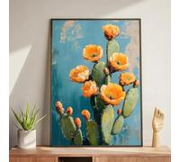 Impresiones en lienzo de bodegón con jarrones verdes, póster moderno y elegante para decoración del hogar, sala de estar, dormitorio (70 x 100 cm)