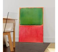 Impresiones en lienzo de Mark Rothko, póster abstracto multicolor para pared, sala de estar, dormitorio, entrada, cafetería, decoración moderna para el hogar (30 x 50 cm/sin marco)