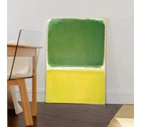 Impresiones en lienzo de Mark Rothko, póster abstracto multicolor para pared, sala de estar, dormitorio, entrada, cafetería, decoración moderna para el hogar (40 x 55 cm/sin marco)