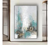 Impresiones en lienzo de obras de arte abstractas, arte mural, póster moderno para sala de estar, decoración del hogar (60 x 80 cm/sin marco)