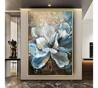 Impresiones en lienzo de obras de arte abstractas, arte mural, póster moderno para sala de estar, decoración del hogar (60 x 80 cm/sin marco)