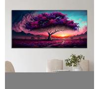 Impresiones en lienzo, imágenes artísticas, decoración, arte de pared en lienzo de estilo retro encantador, póster en lienzo envuelto con temática de moda, obra de arte Giclée 60x120cm Sin marco