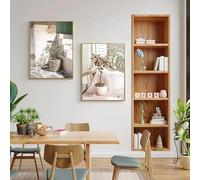 Impresiones en lienzo, pinturas, ciudades clásicas, arquitectura griega italiana, naturaleza, fotografía, póster artístico, imágenes de pared, decoración del hogar (30 x 40 cm, 2 unidades)