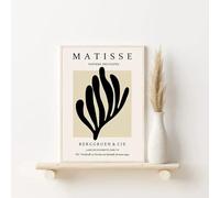 Impresiones en lienzo, póster nórdico abstracto, Henri Matisse, Picasso, Paul Klee, pintura, arte de pared, imágenes vintage, decoración del hogar (40 x 50 cm/sin marco)