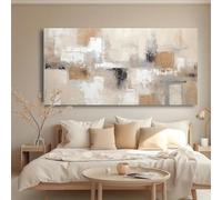 Impresiones modernas en lienzo, pintura con efecto visual, arte abstracto de pared para sala de estar, dormitorio, oficina, decoración del hogar (50 x 90 cm)