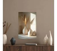 Impresiones modernas sobre lienzo, pintura artística, póster decorativo de jarrón para sala de estar, dormitorio, baño, decoración del hogar (50 x 75 cm)