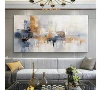 Impresiones sobre lienzo, pintura de arte abstracto moderno, decoración de pared para sala de estar, dormitorio, oficina, hogar, decoración de interiores (60 x 120 cm)