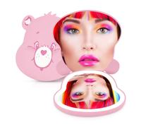 Impresiones Vanity Care Bears Cheer Bear Beary Cute Led Compact Mirror para el espejo de maquillaje iluminado por bolso con un aumento tctil de