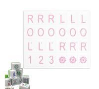Impreso en 3D - Tablero de mahjong solo de 18,5 x 16 cm de 100 g | Estante de entrenamiento para un jugador para azulejos estadounidenses | Herramienta de práctica portátil para aprendizaje de
