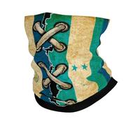 Impreso Polainas de Cuello,Combinación Vintage de la Bandera de Honduras, Honduras y Nicaragua,Sombreros Elegante Cuello Pañuelo para Mujer Hombre Deportes 26X30cm