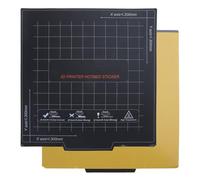 Impresora 3D Base magnética Cinta de cama de impresión 180 / 235 / 310 mm Superficie de la placa adhesiva de la base térmica cuadrada Hojas de cama calientes flexibles de 1, 65 mm de espesor Placa de