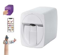 Impresora 3d de Uñas, Máquina Robot para Pintar Uñas, Impresora Inteligente de Uñas - Impresora Digital Inteligente para Decoración Niños/salones de manicura/amantes. Más de 1000 Fotos(Blanco)