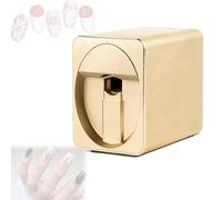 Impresora 3D de uñas, robot for pintar uñas, impresora inteligente, impresora digital for diseño de uñas, control mediante aplicación móvil, listo en 30 segundos, compatible con WiFi/DIY/USB(Brass)