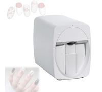 Impresora 3D de uñas, robot for pintar uñas, impresora inteligente, impresora digital for diseño de uñas, control mediante aplicación móvil, listo en 30 segundos, compatible con WiFi/DIY/USB(White)