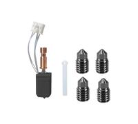 Impresora 3D Hotend con pieza de calefacción de cerámica y juego completo de boquillas para impresión detallada, montaje de Hotend Plug and Play