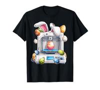 Impresora 3D Máquina Impresora 3D Huevos Conejo de Pascua Orejas de Conejo Camiseta