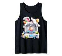 Impresora 3D Máquina Impresora 3D Huevos Conejo de Pascua Orejas de Conejo Camiseta sin Mangas