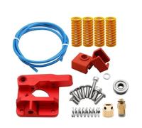 Impresora 3D mejorada con control remoto de larga distancia for metal Ender 3 CR10, extrusor + resorte nivelador + tubo PETG + funda silicona MK9 cabezal en J(5set)