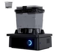 Impresora 3D, modelo de resina, máquina de limpieza, oscilante de escritorio con dos cajas, funcionamiento con un solo clic, tiempo inferior a 4 minutos