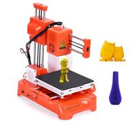 Impresora 3D para niños Mini Impresora 3D de Escritorio 100x100x100mm Tamaño de impresión Sin Cama Caliente Impresión de una Sola tecla con Tarjeta TF Filamento de Muestra PLA para Principiantes