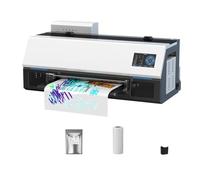 Impresora A3 DTF Compatible con XP600 Directamente a la Impresora de Transferencia de película, máquina de impresión de Camisetas de 33CM para impresión de Sudaderas con Capucha(XP600 DTF Printer2)