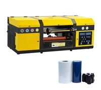 Impresora A3 UV DTF,Impresoras de Etiquetas de Cristal,Impresora 2 en 1,Aspersor de Impresión XP600,Doble Aspersor,Ancho de Impresión 300mm,Altura de impresión 2 mm,Contiene Tinta y Película AB