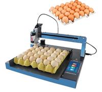 Impresora automática de inyección de tinta de huevo, máquina de codificación continua con panel táctil, altura de boquilla ajustable para imprimir números, logotipos, texto y fechas