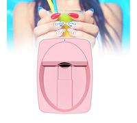 Impresora AutomáTica De UñAs Para Salones De Belleza, Contenido De ImpresióN Personalizado Conectado A Wifi, Identifica AutomáTicamente La Forma De La UñA,Pink