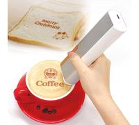 Impresora de alimentos de inyección de tinta de mano para arte de café e impresión de pan, impresora móvil a color para arte con leche, impresora de bolígrafos de alimentos pequeña, máquina de
