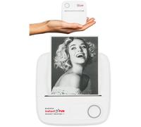 Easypix InstantFUN Pocket Printer P1 - Mini Impresora portátil, impresión térmica en Blanco y Negro, impresión sin Tinta, con aplicación para Smartphone, Incluye Adhesivo y Papel de Recarga